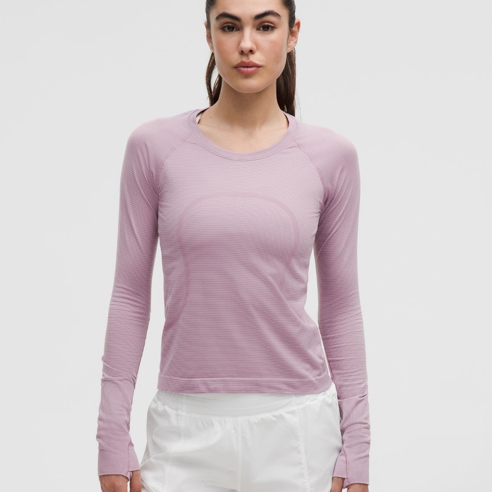 NWT Lululemon Swiftly Tech Long Sleeve 2.0 *Race Lavender Lux /Faint Lavender
